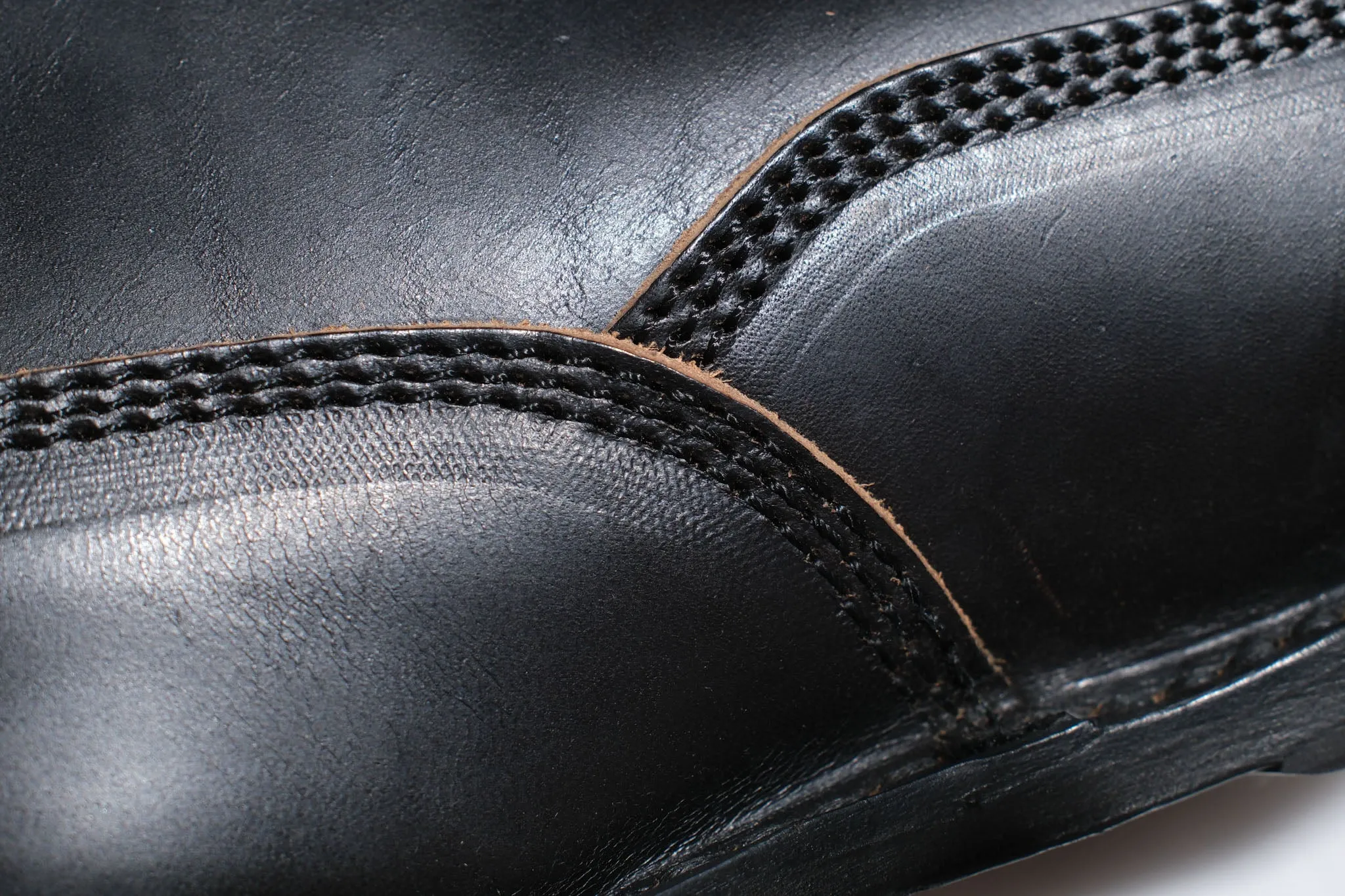The Flat Head 6" Horsebutt Logger Boots (Black Tea-core)