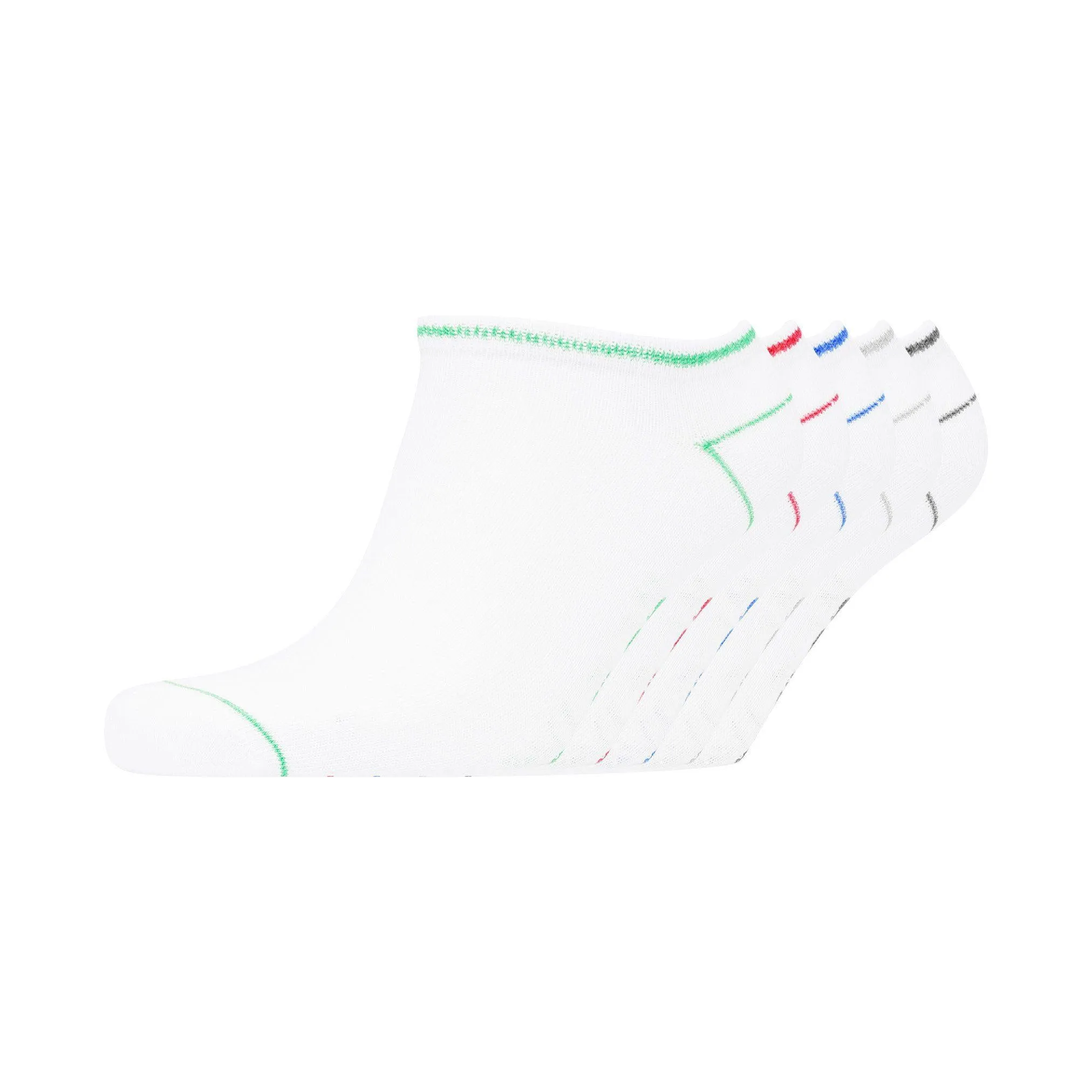 Tredgegar Trainer Socks 5pk - White