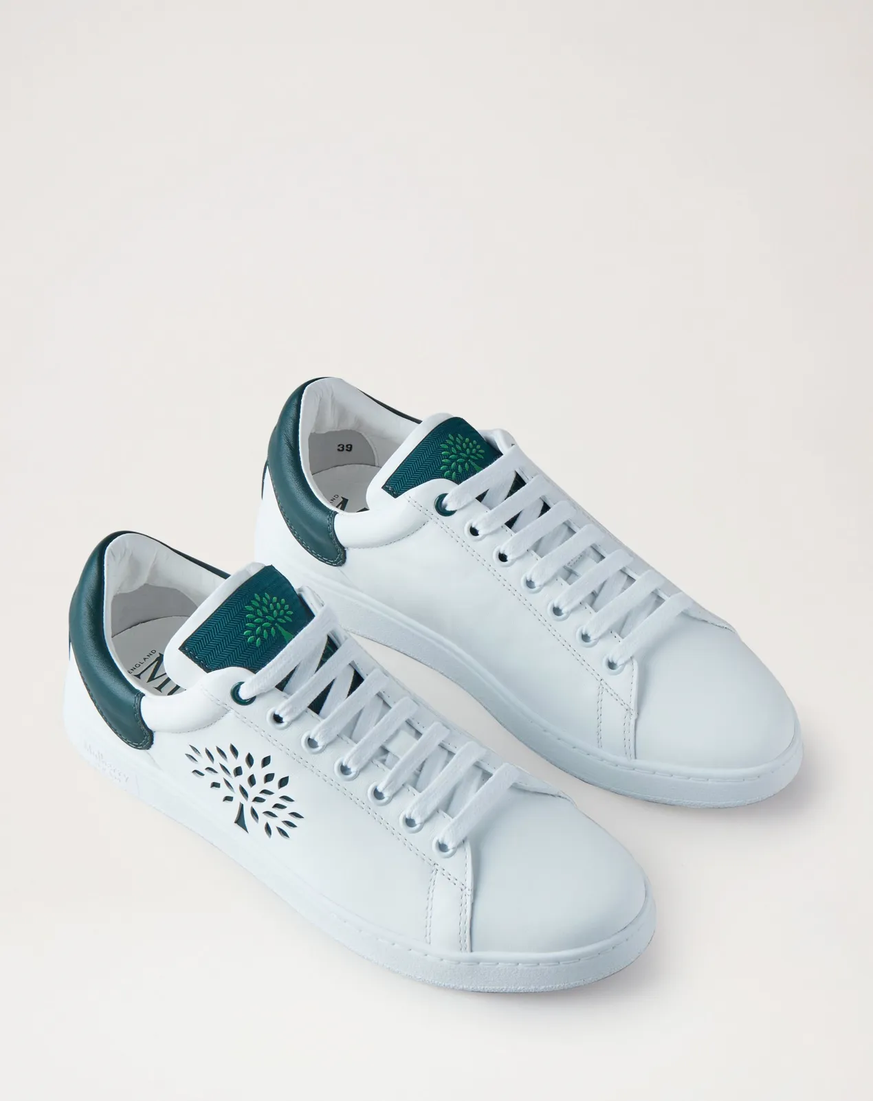 Tree Tennis Sneaker, White / Green