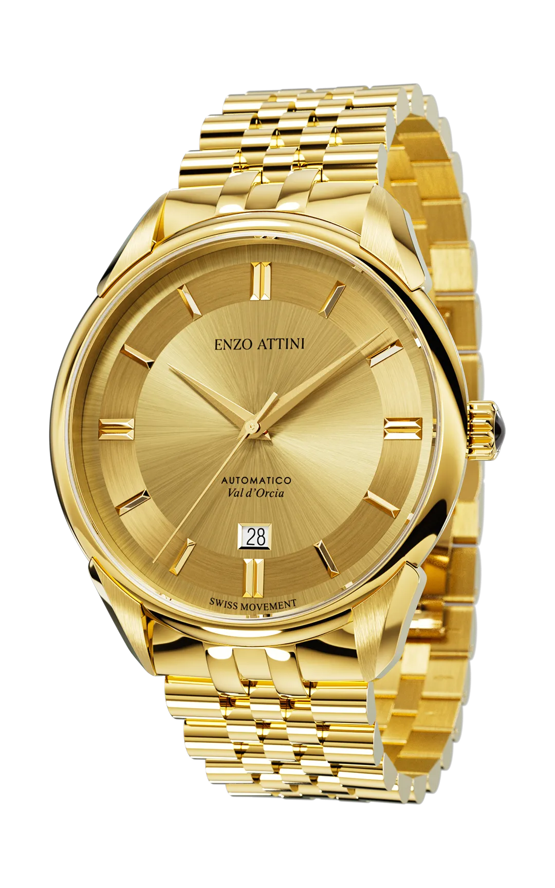 Val d'Orcia Automatic - President Bracelet  / Swiss Movement