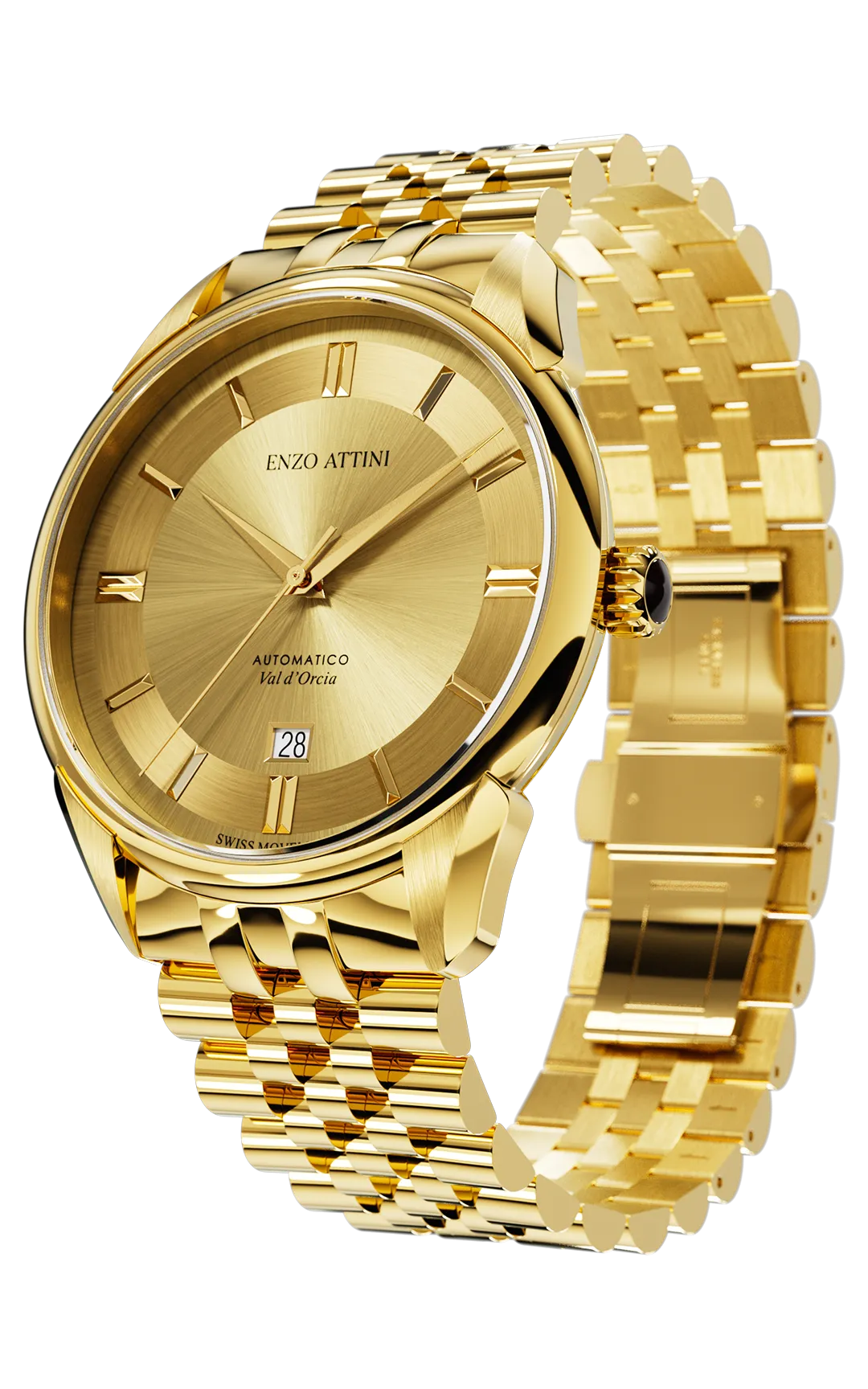 Val d'Orcia Automatic - President Bracelet  / Swiss Movement