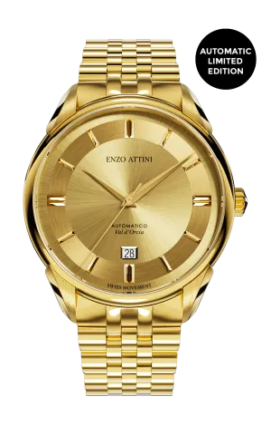 Val d'Orcia Automatic - President Bracelet  / Swiss Movement