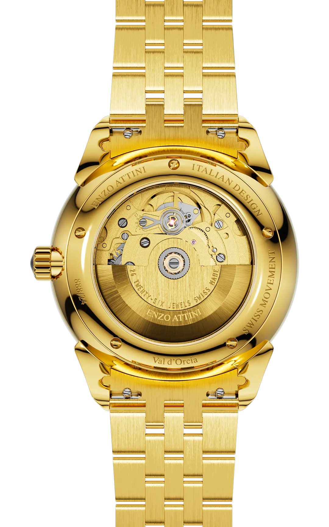 Val d'Orcia Automatic - President Bracelet  / Swiss Movement