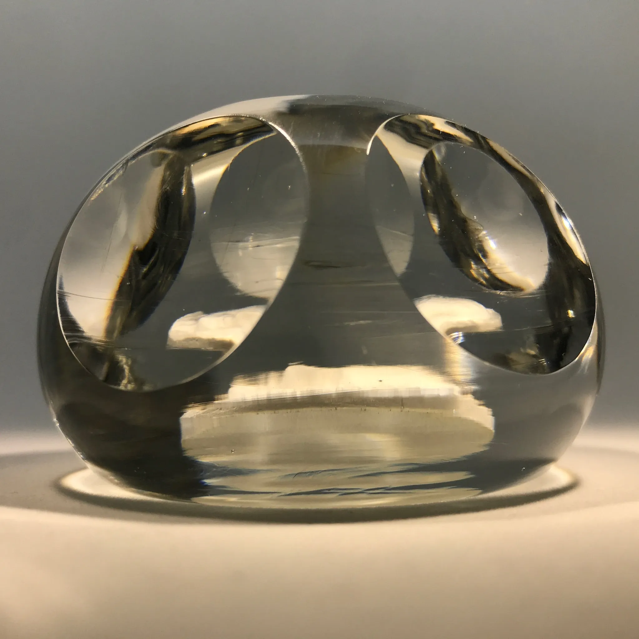 Very Rare 1952 Baccarat Art Glass Paperweight Dwight Eisenhower Sulphide