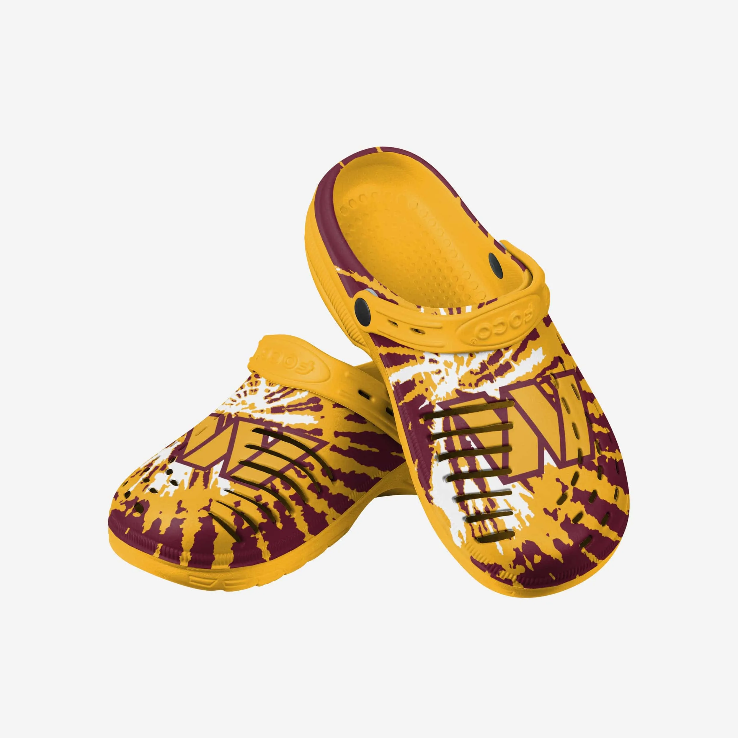 Washington Commanders Tie-Dye Clog With Strap