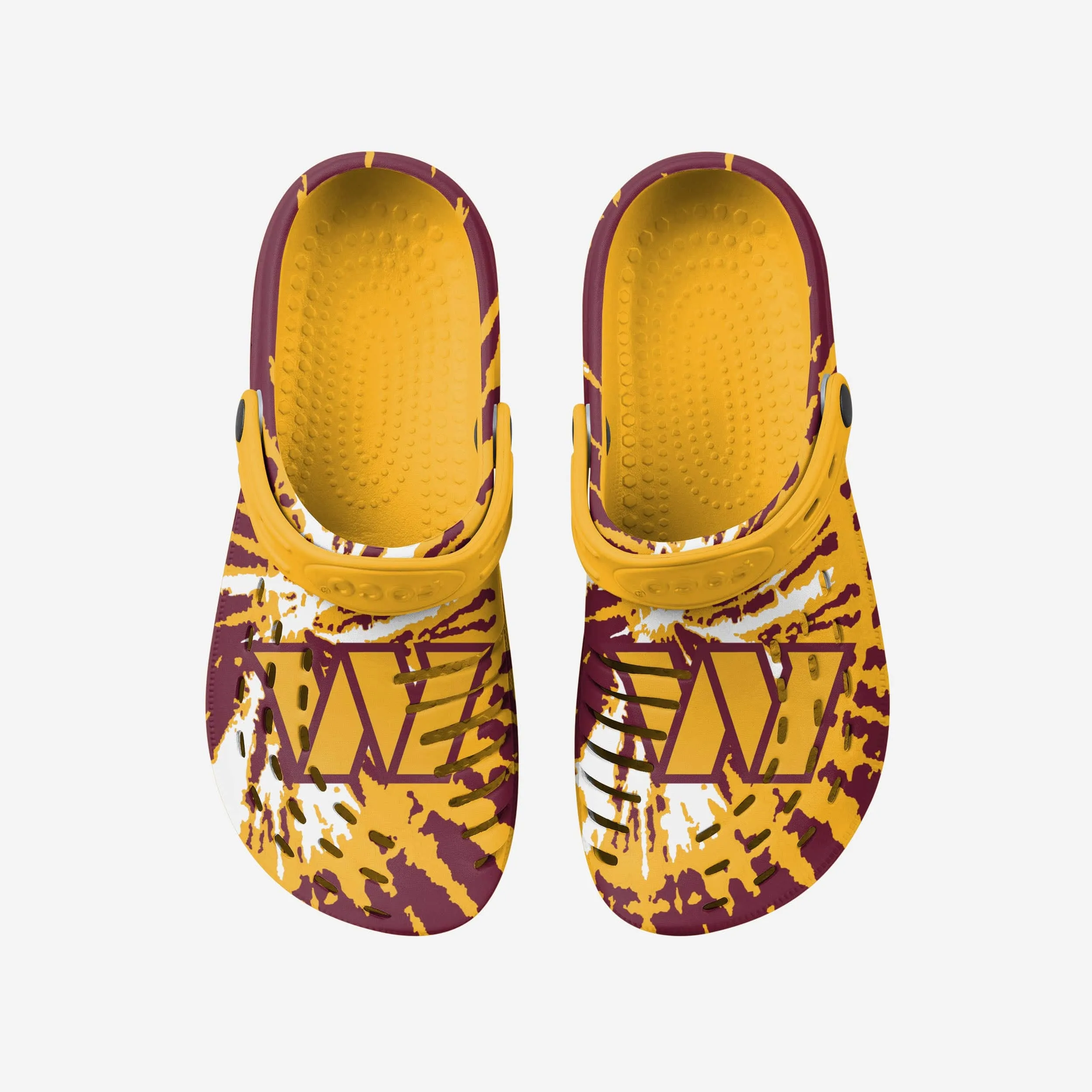 Washington Commanders Tie-Dye Clog With Strap