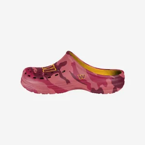 Washington Commanders Tonal Camo Clog