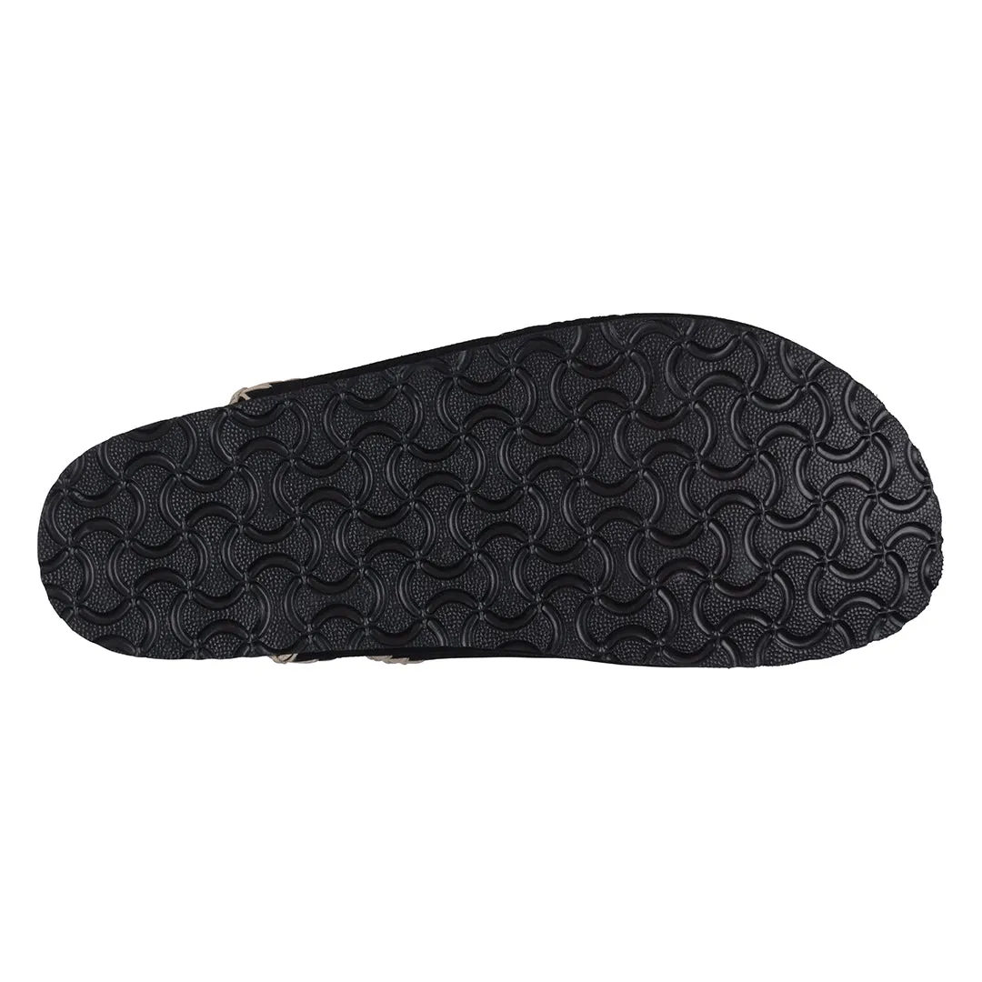Women's Jamie Black Slide Footbed Clogs