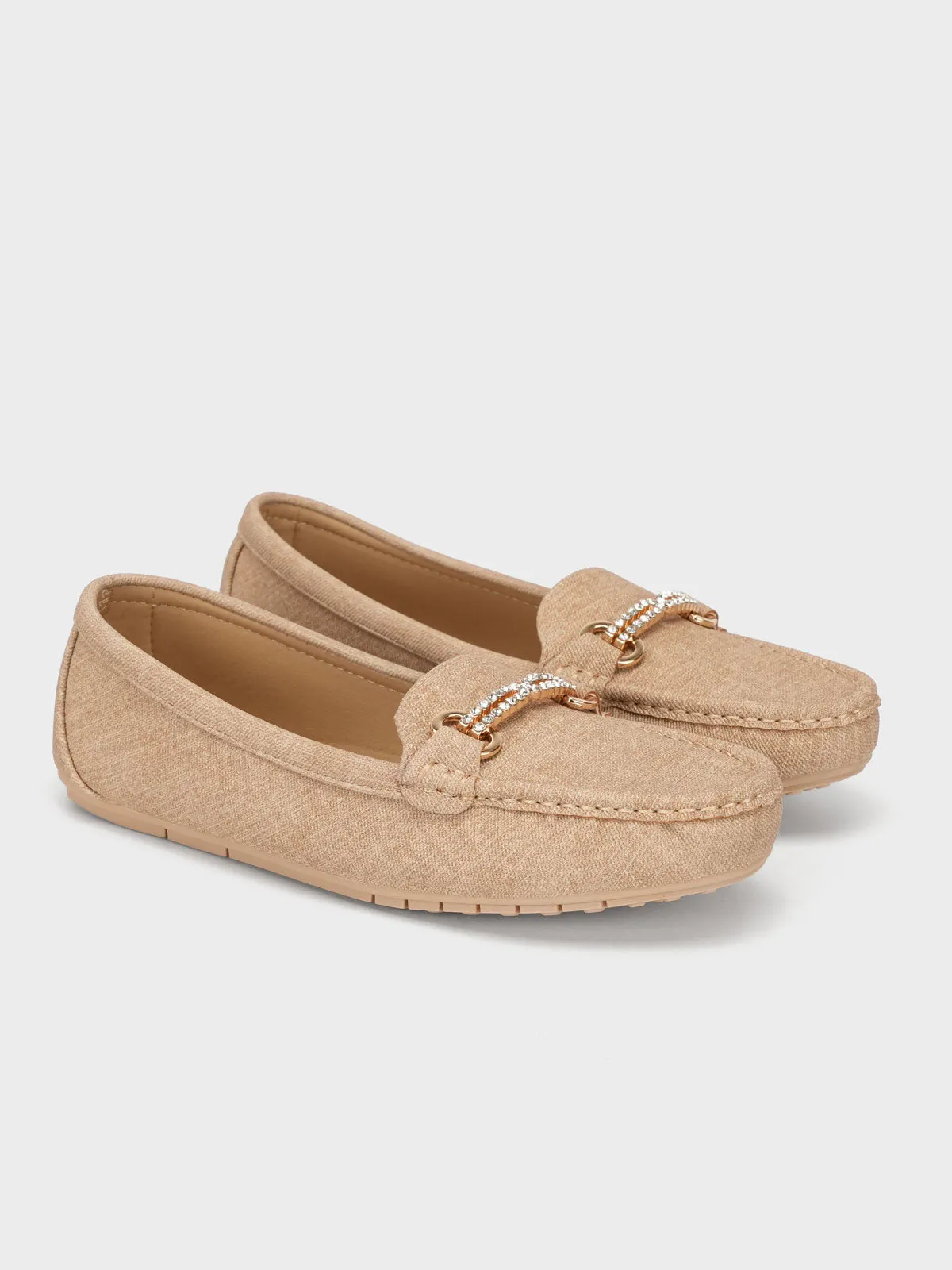 Womens "NARWAT" Flat Casual Moccasins