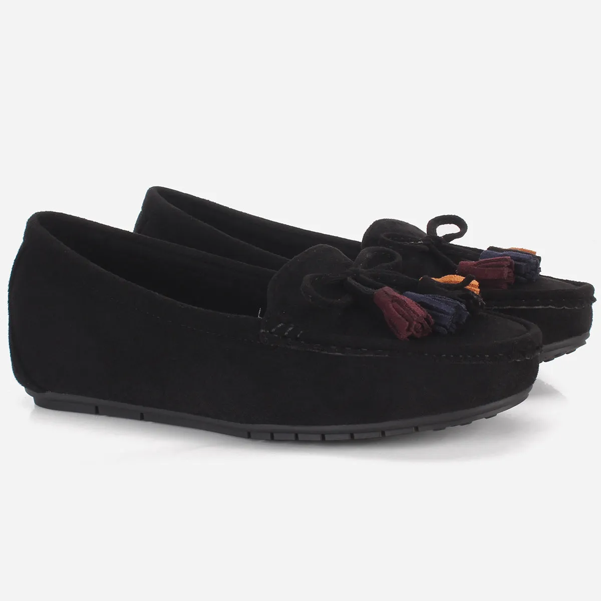 Womens "UNELI" Low Wedge Moccasins