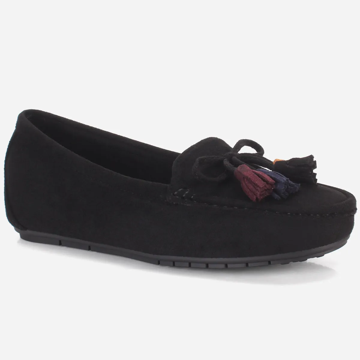 Womens "UNELI" Low Wedge Moccasins