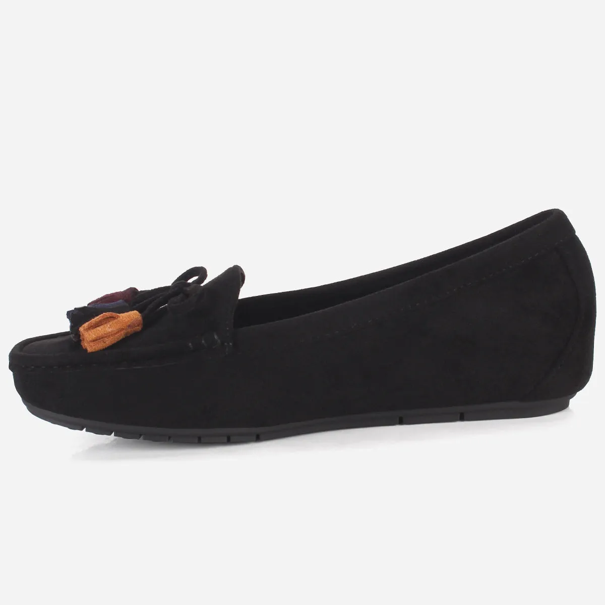 Womens "UNELI" Low Wedge Moccasins