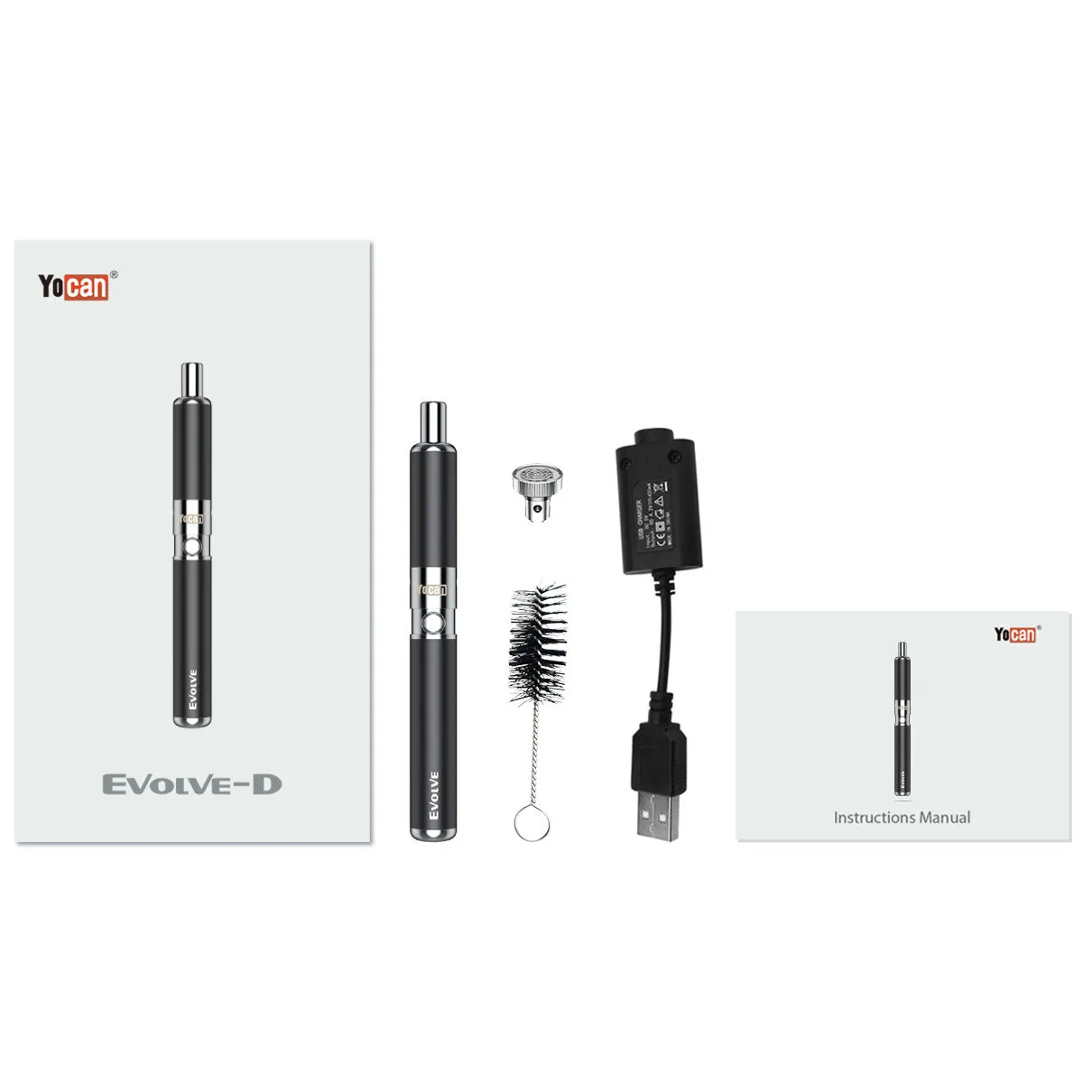 Yocan Evolve Dry Herb Vaporizer Kit - Sakura Pink